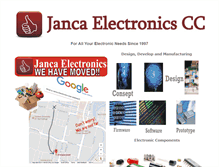 Tablet Screenshot of jancaelectronics.com